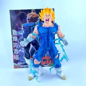 Anime Dragon Ball Z GK Vegeta Figure Self-destruct Majin Vegeta Figurine